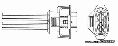 ΑΙΣΘΗΤ.Λ ΕΜΠ.ASTRA 1.4 04- ΚΑΙΝ. NGK 1657 OPEL AGILA OPEL ASTRA OPEL CORSA