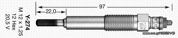 ΠΡΟΘΕΡΜΑΝΣΗ Y274 ΚΑΙΝ. NGK 2165