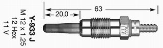 ΠΡΟΘΕΡ. S40 1.9TD 95-99 Y933J ΚΑΙΝ. NGK 7947 ARO 10 MITSUBISHI CARISMA RENAULT 19 RENAULT MEGANE VOLVO 440 VOLVO 460 VOLVO S40 VOLVO V40