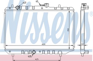 ΨΥΓΕΙΟ BALENO WAG. 1,3-1,6 95- ΚΑΙΝ. NISSENS 64154 SUZUKI BALENO