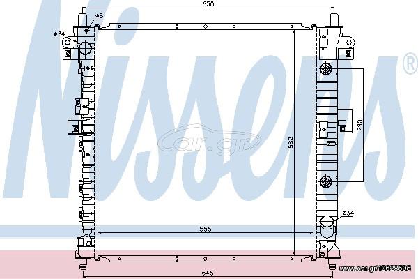 ΨΥΓΕΙΟ SSANGYONKYRON 2.0 D 04- ΚΑΙΝ. NISSENS 64316 SSANGYONG ACTYON SSANGYONG KYRON