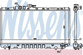 ΨΥΓΕΙΟ TOY CELICA 2,0 L 86- ΚΑΙΝ. NISSENS 64712 TOYOTA CARINA TOYOTA CELICA