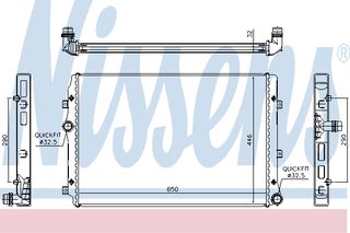 ΨΥΓ ΝΕΡ.VW-PASSAT  10- ΚΑΙΝ. NISSENS 65309