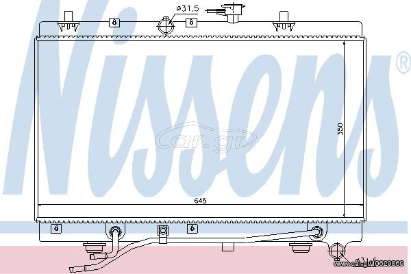 ΨΥΓΕΙΟ KIA RIO AT 05- ΚΑΙΝ. NISSENS 66663 KIA RIO