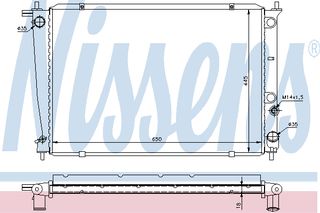 ΨΥΓΕΙΟ HYU H-1 2,5 TD  97- ΚΑΙΝ. NISSENS 67039 HYUNDAI H-1