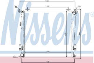 ΨΥΓΕΙΟ HYU I30 1.6D-2.0D 07- ΚΑΙΝ. NISSENS 67077 KIA CEE'D KIA PRO