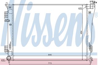 ΨΥΓΕΙΟ HYU i40 1.6-2.0 11- ΚΑΙΝ. NISSENS 67550 HYUNDAI i40