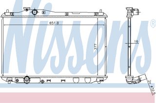 ΨΥΓ ΝΕΡ.HONDA CIVIC  12- ΚΑΙΝ. NISSENS 681387 HONDA CIVIC