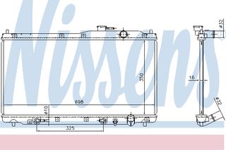 ΨΥΓ ΝΕΡ.HONDA SMX 96- ΚΑΙΝ. NISSENS 68146