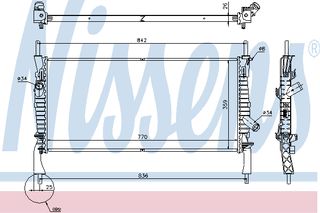 ΨΥΓΕΙΟ FO TRANSIT +AC 06- ΚΑΙΝ. NISSENS 69226 FORD TRANSIT