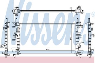 ΨΥΓ ΝΕΡ.FORD FOCUS 1.6i 11- ΚΑΙΝ. NISSENS 69237 FORD C-MAX FORD FOCUS FORD GRAND C-MAX