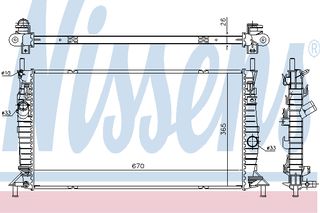 ΨΥΓ ΝΕΡFORD FOCUS 2.5 ST 04- ΚΑΙΝ. NISSENS 69242 FORD FOCUS