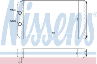 ΨΥΓ ΚΑΛΟΡ.P BOXER 2,0-2,5D 02- ΚΑΙΝ. NISSENS 73986 CITROEN JUMPER FIAT DUCATO PEUGEOT BOXER