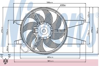 ΒΕΝΤΙΛ.FORD FIESTA V -AC 01- ΚΑΙΝ. NISSENS 85029 MAZDA 2