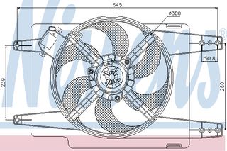 ΒΕΝΤΙΛ.ALFA 156 1,6-1,8-2,0 ΚΑΙΝ. NISSENS 85108 ALFA ROMEO 156