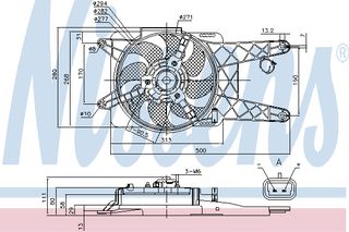 ΒΕΝΤΙΛ.SEICENTO 1.1 MPI 98- ΚΑΙΝ. NISSENS 85138 FIAT SEICENTO