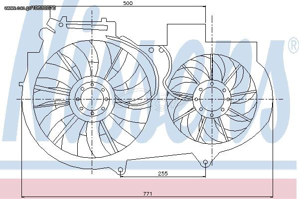 ΒΕΝΤΙΛ.AUDI A4 II 2,4-3,0 00- ΚΑΙΝ. NISSENS 85246 AUDI A4 AUDI A6 SEAT EXEO