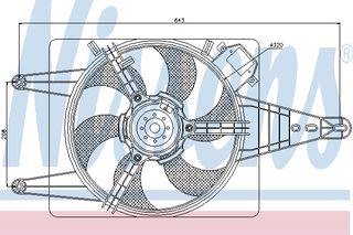 ΒΕΝΤΙΛ.LANCIA LYBRA 99- ΚΑΙΝ. NISSENS 85507 LANCIA LYBRA