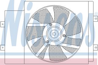 ΒΕΝΤΙΛ.NISSAN MICRA 94-02 ΚΑΙΝ. NISSENS 85594 NISSAN MICRA
