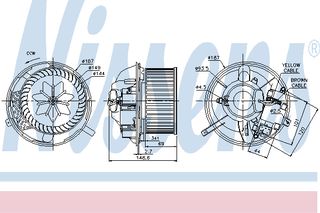 BLOWER AUDI A3  03- ΚΑΙΝ. NISSENS 87072