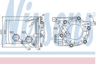 ΨΥΓ.ΛΑΔ.C230/VITO 96-03 ΚΑΙΝ. NISSENS 90583 MERCEDES-BENZ C-CLASS MERCEDES-BENZ V-CLASS MERCEDES-BENZ VITO