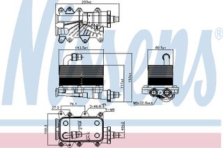 ΨΥΓ.ΛΑΔ.BMW 5-SERIES E60 03- ΚΑΙΝ. NISSENS 90673 BMW 5 BMW 6 BMW 7 BMW X3