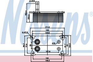 ΨΥΓ.ΛΑΔ.FORD TRANSIT 00- ΚΑΙΝ. NISSENS 90683 FORD MONDEO FORD TRANSIT JAGUAR X-TYPE