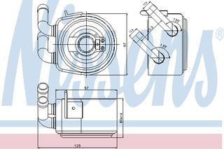 ΨΥΓ.ΛΑΔ.FORD MONDEO 00- ΚΑΙΝ. NISSENS 90695 FORD MAVERICK FORD MONDEO JAGUAR S-TYPE JAGUAR X-TYPE MAZDA MPV