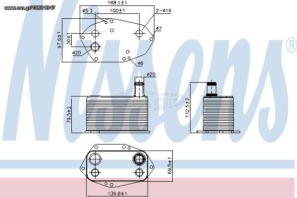 ΨΥΓ.ΛΑΔBMW 3-SERIES E4698- ΚΑΙΝ. NISSENS 90786 BMW 3 BMW 5 BMW 7 BMW X5