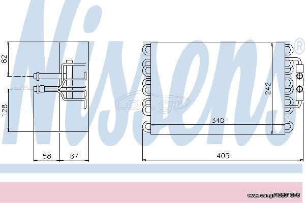 ΕΞΑΤΜΙΣΤΗΣ MERCEDES W 202 93- ΚΑΙΝ. NISSENS 92063 MERCEDES-BENZ C-CLASS MERCEDES-BENZ CLK