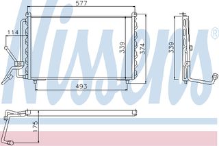 ΣΥΜΠΥΚ PEUGEOT 405  87-92 ΚΑΙΝ. NISSENS 94007 PEUGEOT 405