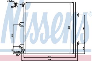 ΨΥΓΕΙΟ A/C RVI MIDLUM 00- ΚΑΙΝ. NISSENS 940076 RENAULT TRUCKS Midlum