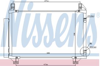 ΣΥΜΠΥΚ URBAN CRUISER 09- ΚΑΙΝ. NISSENS 940130 SUBARU TREZIA TOYOTA URBAN TOYOTA VERSO TOYOTA YARIS