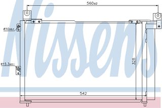 ΣΥΜΠΥΚΝΩΤΗΣ FORD RANGER  06- ΚΑΙΝ. NISSENS 940143 FORD RANGER MAZDA B-SERIE MAZDA BT-50