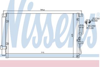 ΣΥΜΠΥΚ HYUNDAI IX55 DIESEL 09- ΚΑΙΝ. NISSENS 940210 HYUNDAI ix55