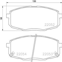 ΤΑΚΑΚ.ΕΜ.KIA CERATO II ΚΑΙΝ. BREMBO P30077