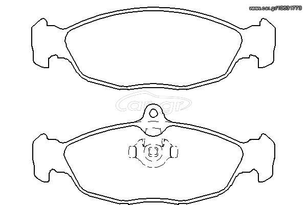 ΣΕΤ ΤΑΚ.ΟΠ.JAGUAR XK8 4.0/4.2 ΚΑΙΝ. BREMBO P36017 DAIMLER DAIMLER JAGUAR XJ JAGUAR XK