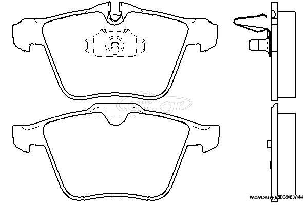 ΣΕΤ ΤΑΚ.EM.JAQUAR S-TYPE 06- ΚΑΙΝ. BREMBO P36019 JAGUAR S-TYPE JAGUAR XF JAGUAR XJ JAGUAR XK