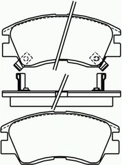 ΣΕΤ ΤΑΚΑΚΙΑ ΦΡΕΝΩΝ PAJERO ΚΑΙΝ. BREMBO P54008 MITSUBISHI L200 MITSUBISHI L300 MITSUBISHI PAJERO