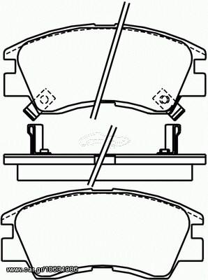 ΣΕΤ ΤΑΚΑΚΙΑ ΦΡΕΝΩΝ PAJERO ΚΑΙΝ. BREMBO P54008 MITSUBISHI L200 MITSUBISHI L300 MITSUBISHI PAJERO