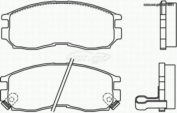 ΣΕΤ ΤΑΚΑΚΙΑ ΕΜ.LANCER/GALANT ΚΑΙΝ. BREMBO P54014 CHRYSLER SEBRING HYUNDAI SANTAMO MITSUBISHI COLT MITSUBISHI ECLIPSE MITSUBISHI GALANT MITSUBISHI LANCER MITSUBISHI SANTAMO MITSUBISHI SPACE PROTON PER