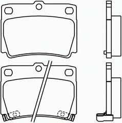 ΣΕΤ ΤΑΚ.ΟΠ. MITS. PAJERO 98- ΚΑΙΝ. BREMBO P54026 MITSUBISHI PAJERO