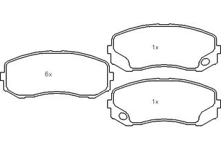 ΤΑΚ.ΕΜ.MITSUBISHI CANTER 01- ΚΑΙΝ. BREMBO P54043