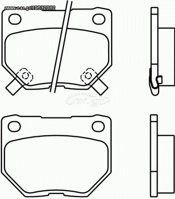 ΤΑΚ.ΟΠ.NISSAN 300 ZX Z32 ΚΑΙΝ. BREMBO P56054 NISSAN 300