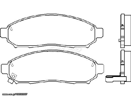 ΣΕΤ ΤΑΚ.EM.NAVARA/PATHFINDER ΚΑΙΝ. BREMBO P56059 NISSAN NAVARA NISSAN PATHFINDER