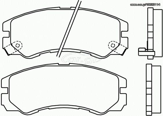 ΣΕΤ ΤΑΚΑΚΙΑ FRONTERA/TROOPER ΚΑΙΝ. BREMBO P59020 ISUZU TROOPER OPEL FRONTERA OPEL MONTEREY