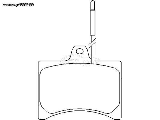 ΣΕΤ ΤΑΚΑΚΙΑ ΦΡΕΝΩΝ CITROEN ΚΑΙΝ. BREMBO P61007 CITROEN C15 CITROEN LNA CITROEN VISA