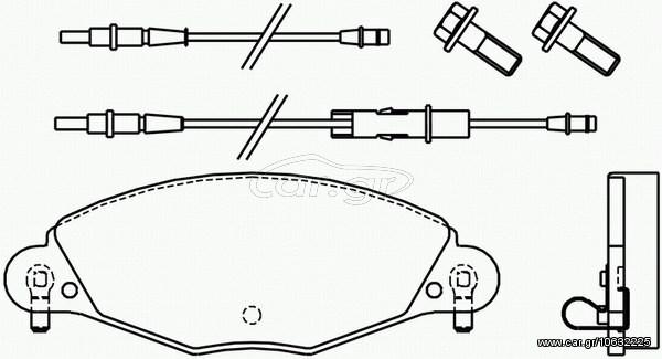 ΣΕΤ ΤΑΚΑΚΙΑ ΕΜ.CITROEN C5 ΚΑΙΝ. BREMBO P61072 CITROEN C5