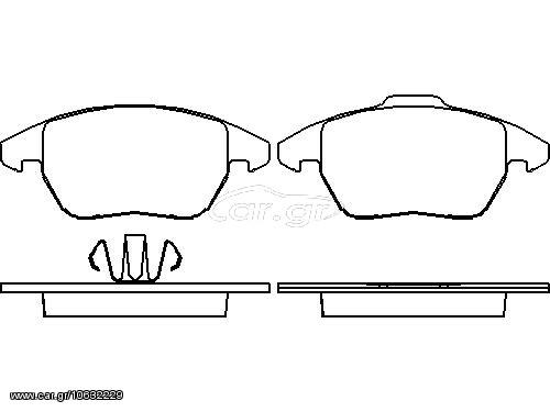 ΣΕΤ ΤΑΚΑΚΙΑ C4,307 2.0 ΚΑΙΝ. BREMBO P61076 CITROEN C4 PEUGEOT 207 PEUGEOT 208 PEUGEOT 3008 PEUGEOT 307 PEUGEOT 308 PEUGEOT RCZ