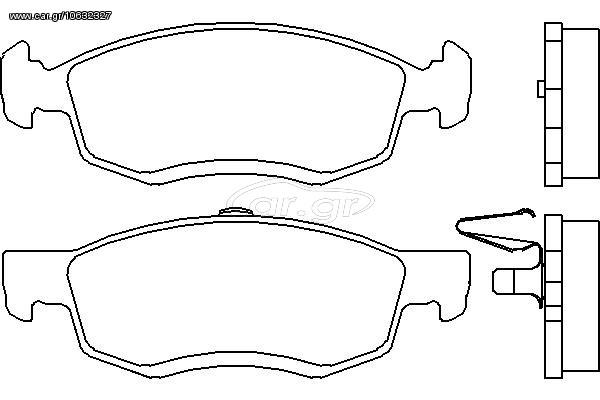 ΣΕΤ.ΤΑΚ.LOGAN SW 1.4/1.6 07- ΚΑΙΝ. BREMBO P68039 DACIA LOGAN RENAULT LOGAN